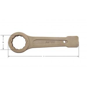 AMPCO - SW0046A Clé à frappe Safewrench, Aluminium Bronze (métrique) CLÉS, CLÉS ET CLÉS À RÉGLAGE - Product Image 1