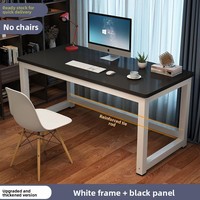 Bureau d'ordinateur personnalisé, minimaliste et moderne, en bois, pour la maison, table compacte pour ordinateur portable