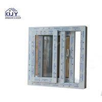 Super calidad Oem arqueado huracán impacto vidrio Pvc ventanas puertas corredizas diseño moderno plástico acero Material hecho en Foshan