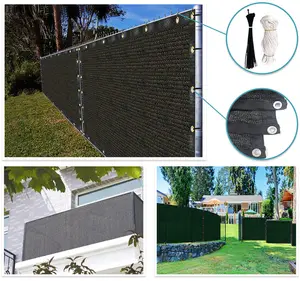 6ftx50ft 160GSM Privacy Fence ScreenためChain Link FenceとGrommets