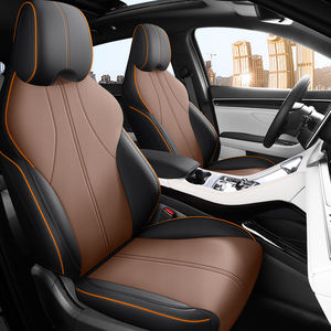 Fundas de Asiento de Coche Delanteras/Traseras de Cuero Songplus Personalizadas de Lujo Ecológicas de Alta Calidad, Juego Completo para BYD Song Plus 2023-2025 - Product Image 3