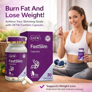 Капсулы Fast <span class=keywords><strong>Slim</strong></span>: 100% натуральный экстракт, ускоритель метаболизма, сжигатель жира, подавитель аппетита, сертифицирован GMP, 30 штук - Product Image 3
