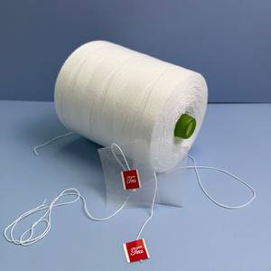 Benang katun dapat disegel panas, benang katun kelas makanan menghubungkan kantung teh dan label - Product Image 4