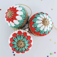 Boules de Noël Amigurumi 2023, ornements de Noël en crochet, jouets