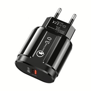 Wholesale 18W USB Charger <b>Adapter</b> Mobile Phone USB Charger 3A Fast Wall Charger US EU <b>Plug</b> for Mobile Phone - Product Image 1