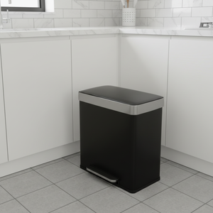 <span class=keywords><strong>Poubelle</strong></span> de recyclage de grande capacité 2024, nouvelle, avec <span class=keywords><strong>deux</strong></span> <span class=keywords><strong>compartiments</strong></span>, <span class=keywords><strong>poubelle</strong></span> à pédale de 60 L - Product Image 6