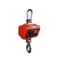 Timbangan Gantung Digital Santwell Wireless Crane Scale 3t 5t 10t 15t dengan Remote Control, Layar LED, dan Hook Industri dari Aluminium Alloy 1kg