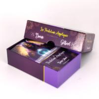Cartes d'oracle ange personnalisées, jeu de divination spirituelle avec boîte cadeau rigide, cartes de tarot de guérison ange, vente en gros