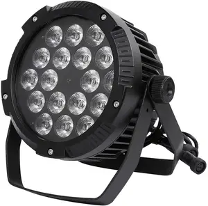 Свадебные dmx 18x10w rgbw 4in1 led плоский тонкий par свет