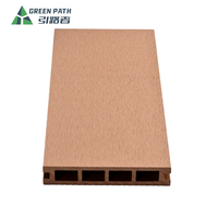 Planches de terrasse composites WPC à emboîtement double face, imperméables, résistantes à la décomposition, anti-moisissures et isolantes thermiquement pour aménagements commerciaux