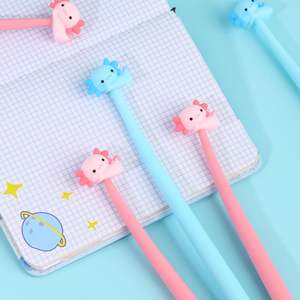 新款可爱宠物可爱卡通摇杆笔硅胶中性笔材质限量签字笔 - Product Image 4