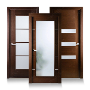 Puerta de Madera Sólida de Nuevo Diseño a Buen Precio, Puerta Interior de Madera - Product Image 3