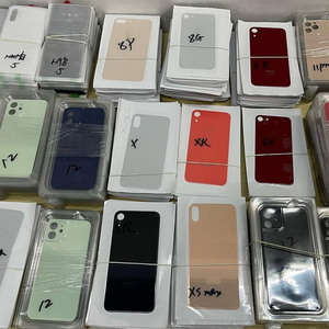 Cristal trasero con orificio grande y pegamento para iPhone 11 12 mini 13 pro 14pro, repuesto de cristal trasero, venta al por mayor. - Product Image 1