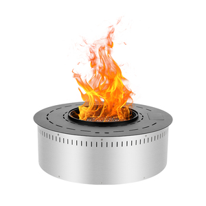 Humidificateur à effet flamme, Meilleur foyer à vapeur d'eau, Brume <span class=keywords><strong>de</strong></span> <span class=keywords><strong>feu</strong></span> artificielle électrique automatique, Cheminée ronde - Product Image 5