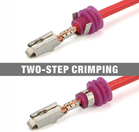 Herramienta de Engarzado IWS-1420D Weather-Pack/Metri-Pack, Engarzadora de Cables AWG20-14 para Terminales Sellados y No Sellados Delphi Packard