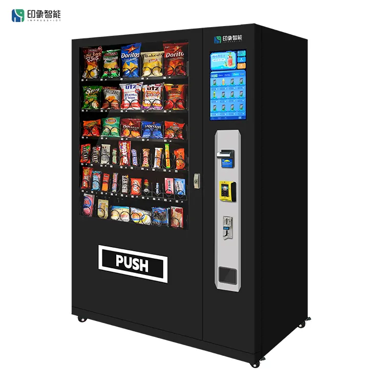 2024 distributori automatici di snack e bevande all'aperto distributori automatici di cibi e bevande di nuovo stile