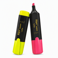 Sipa Factory Direct Custom SH800 Marqueur surligneur pour cahiers, pointe biseautée 5mm, couleurs vives, résistant à l'eau, sans décoloration, pour la sécurité et la décoration