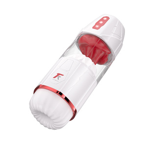 Jouet sexuel masculin électrique entièrement automatique, chauffant, étanche, avec sensation de toucher réel de femme - Product Image 2