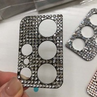 Protecteur d'écran de caméra diamant pour Sam S21 Ultra / Note 20 Ultra avec quantité minimale de commande sont pris en charge anneau de Protection d'objectif