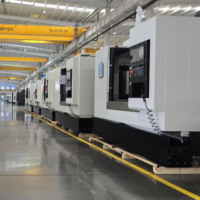 Centre d'usinage vertical VMC855, machine de fraisage CNC, contrôleur Fanuc/3/4 axes, haute précision, broche BT40, 24 outils
