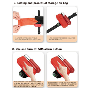 Braccialetto Gonfiabile di Emergenza per Prevenzione Annegamenti, Impermeabile IP68, Attrezzatura di Sicurezza Acquatica Salvavita - Product Image 6