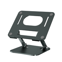 Support d'ordinateur portable de bureau en alliage d'aluminium réglable à 360 degrés, pliable et portable, 45x260mm, neuf
