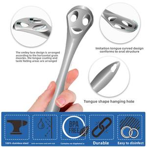 BONET TSR1064 Grattoir à Langue Double Face 100% Acier Inoxydable à Double Effet pour Nettoyer la Langue et Éliminer la Mauvaise Haleine - Product Image 3