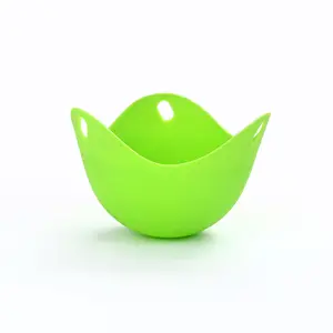 New Silicone Egg Poaching Basket /Cups For Microwave Stovetop Egg Cooking