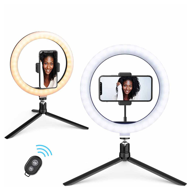Ring Light Avec Tripied 18 24 Inch 22 Pouces Profissional 360 Rotation Rgb Selfie Led Ring Light with Tripod Stand for Phone