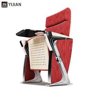 Silla plegable de tela ecológica moderna con tablero de escritura para auditorios, teatros, escuelas, hoteles, hospitales - Product Image 1