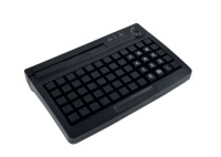 Teclado POS Programable KB-60 con Lector de Tarjetas MSR, Resistente al Agua y al Polvo, USB 2.0, Teclas Multicapa para Caja Registradora