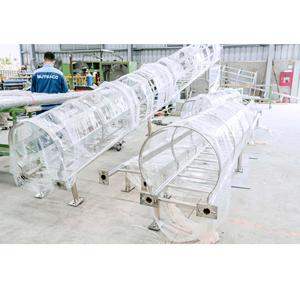 Escalier de sortie d'urgence Main courante en acier inoxydable Caractéristique de sécurité d'urgence Extérieur Vietnam Modèle 3D Conception Clôture Escalier de sortie - Product Image 3