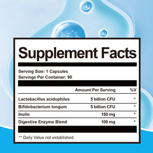 Capsule di Gutharmony di alta qualità con <span class=keywords><strong>Bifidobacterium</strong></span> <span class=keywords><strong>Longum</strong></span> per l'equilibrio naturale e il benessere 90 Ct - Product Image 3