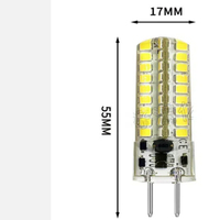 E12 LED Bombilla Lámpara Araña Maíz Bombilla 150W Equivalente 3000K Blanco Cálido No regulable LED Candelabros Luces de Escritorio