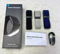 Sensor Gravitasi HK50 STK8321 Gelang Pintar OEM Logo Kustom BT5.3 Tanpa Layar SpO2 HRV Pelacak Tidur Olahraga Pelacak Kebugaran