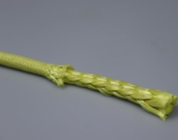 Tali Aramid Tahan Api Kekuatan Tinggi 4mm-10mm, Tali Kepang Tahan Panas untuk Rigging Kelautan, Tendon Lengan Robot