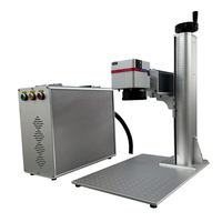 Machine de gravure laser à fibre de type split 30W 50W, marqueur laser à fibre pour métal et acier au carbone