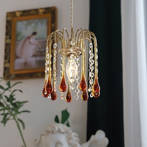 Đèn chùm pha lê sang trọng kính hiện đại treo giọt nước mắt đèn chùm đèn Mặt dây chuyền - Product Image 3