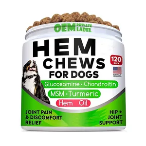 Natuurlijke H Emp Kauwt Voor Honden Geavanceerde Heupgewricht Supplement Glucosamine Kurkuma Msm Gewrichtspijn Verlichting Zachte Kauwtjes