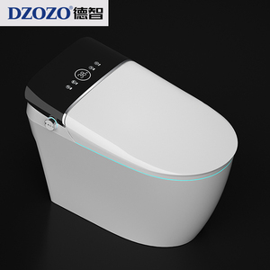 Salle <span class=keywords><strong>de</strong></span> bain d'hôtel moderne ralentir le nettoyage automatique Intelligence électrique multifonctionnel en céramique une pièce toilettes intelligentes - Product Image 1