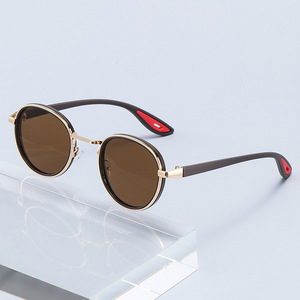 <span class=keywords><strong>Gafas</strong></span> de Sol <span class=keywords><strong>Redondas</strong></span> con Marco de Aleación Vintage 2025, Personalizadas con Logotipo, Fotocromáticas, Protección UV400, para Conducir, para Hombre y Mujer - Product Image 2