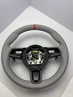 Volant en cuir PU et fibre de carbone forgé sur mesure pour E90/E91/E92/E93 M3 Série 3 Série 1 X6 2008-2012