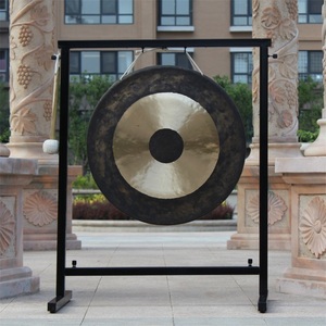 Accessoul <span class=keywords><strong>Gong</strong></span> Chao/chau Traditionnel 100% Fait Main Professionnel 60cm pour Guérison Sonore, Matériau Bronze B20, 5kg, Personnalisable - Product Image 4