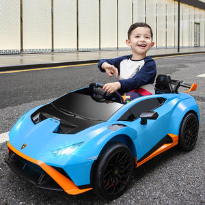 Voiture électrique Lamborghini pour enfants, quatre roues motrices, moteur 550, jouet de drift en plastique, pour les 5 à 7 ans - Product Image 2