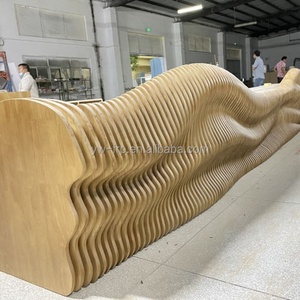 Mostrador de Recepción Moderno Personalizado de Madera Maciza con Altura Ajustable para Oficina, Hotel, Cajero, Centro Comercial, Sala de Exposiciones, Hospital - Product Image 2