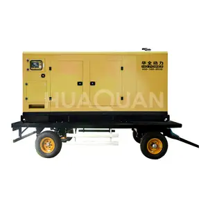 500kw Trailer Máy phát điện diesel giá 625kva DIESEL genset với Cummins Máy phát điện 500kw