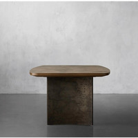 Meubles de salle à manger et de cuisine de luxe, table en bois massif durable de luxe faite à la main pour 6 personnes