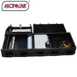 Indonesia <span class=keywords><strong>Telcom</strong></span> FTTH PON Boîte de terminaison et de distribution de fibre extérieure à 16 ports avec fermeture d'épissure en ligne 2-en-2 (ODF) - Product Image 3
