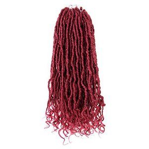 Cheveux synthétiques NuLocs Earthworm <span class=keywords><strong>pour</strong></span> <span class=keywords><strong>tresses</strong></span> africaines bouclées, 36 pouces, trame simple, résistant à la chaleur, non inflammable, fabriqués à la <span class=keywords><strong>machine</strong></span> - Product Image 5