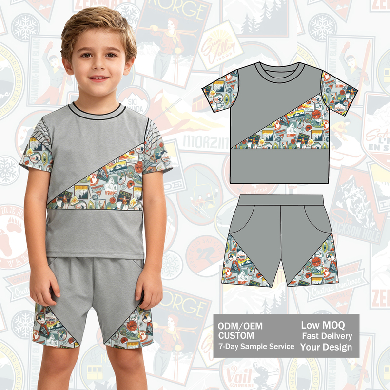 2026 Boys 2pcs Cotton Casual Jogger